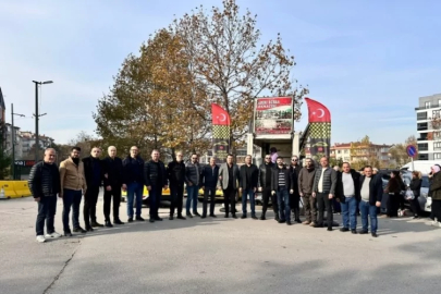 Bursa'da taksicilerden yürek ısıtan şehitler hayrı