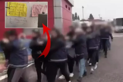Fuhuş operasyonunda duvardaki yazılar şoke etti!