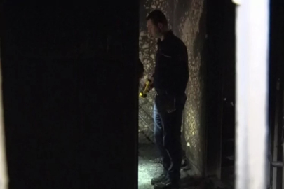 3 çocuğa mezar olan ev sabahın ilk ışıklarıyla görüntülendi