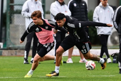 Beşiktaş'ta Trabzonspor maçı hazırlıkları devam etti