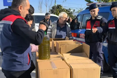 Aydın'da otobüsten 400 litre kaçak yağ çıktı