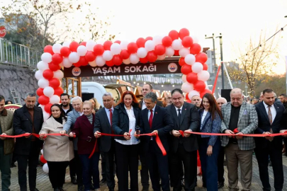 Bursa Gemlik’te “Yaşam Sokağı” açıldı