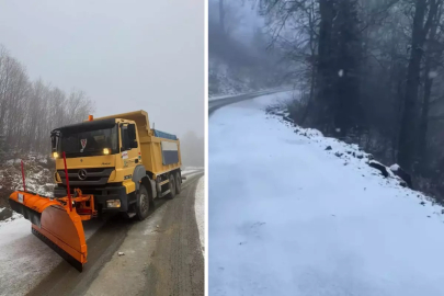 Kar İstanbul'un kapısına dayandı! Her yer beyaza büründü