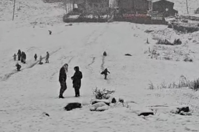 Ayder Yaylası beyaza büründü