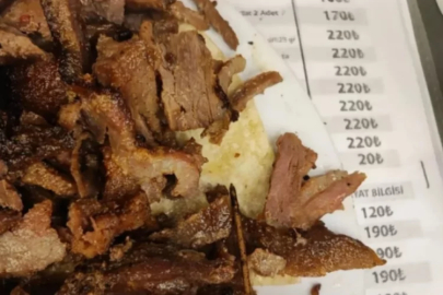 Bursalı zincir restoranda akılalmaz olay! Dönerin içinden...