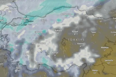 Harita beyaza bürünüyor: Kar yağışı 26 ili etkileyecek