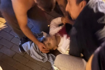 Küçük çocuğu parkta bıçakladılar!