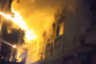 Elazığ'da metruk binada yangın