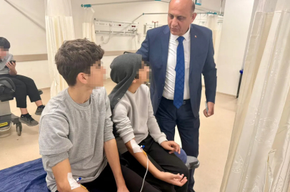 Mersin'de doğum günü çikolatası, 10 öğrenciyi hastanelik etti