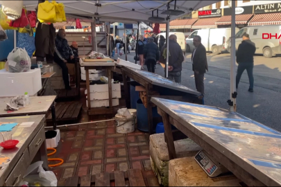 Zonguldak’ta havalar kötü gitti, balık tezgahları boşaldı
