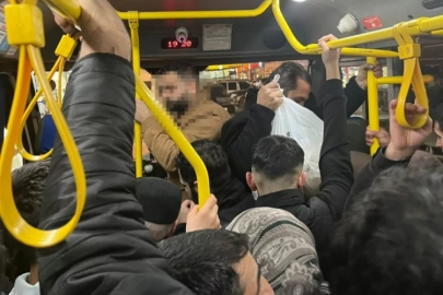 Bursa'da minibüs yolculuğu çileye döndü!