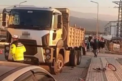 Hatay'da kamyonun çarptığı 6 yaşındaki çocuk can verdi