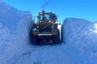 3 metrelik karla zorlu mücadele!