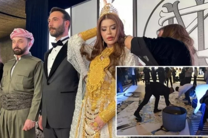 Barzani ailesiyle İzol Aşireti evliliği! Geline kilolarca altın takıldı, düğünde deste deste para saçıldı