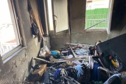 Bursa'da alevler yükseldi! Küçük çocuk hastanelik oldu