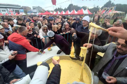 Mıhlama için izdiham: Süleymanpaşa'da 1 tonluk lezzet seli