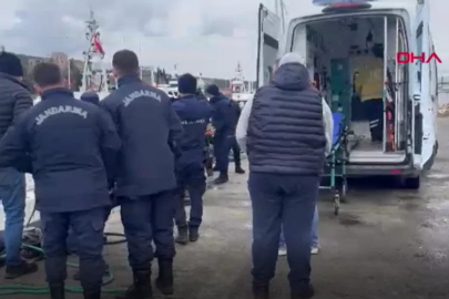 Denizde çırpınan şahsın imdadına sahil güvenlik yetişti!