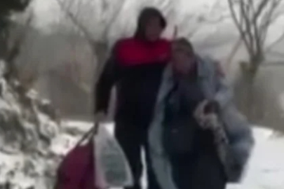 Osmaniye’de kar engeline itfaiye müdahalesi