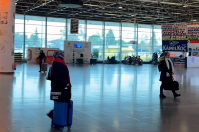 Yılbaşı öncesi Bursa terminalinde şaşırtan görüntü!