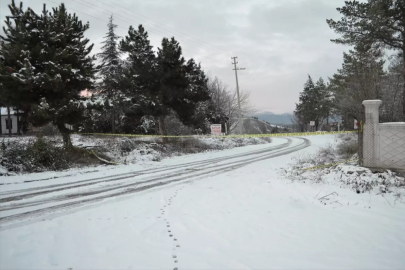 Dodurga-Osmancık kara yolunun bir bölümü buzlanma tehlikesi nedeniyle ulaşıma kapatıldı
