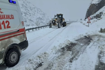 Malatya'da kardan kapanan 155 yerleşim yeri yolu ulaşıma açıldı