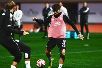 Beşiktaş, günü çift antrenmanla tamamladı