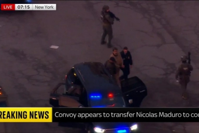 Maduro ve eşi, ABD mahkemesine götürülüyor! İşte o anlar