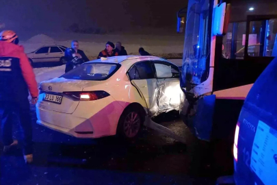 Elazığ'da trafik kazası: 1 yaralı