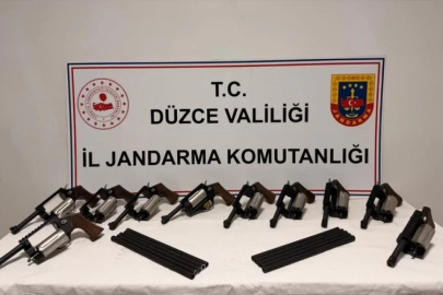 Düzce'de silah kaçakçılığı operasyonunda 2 kişi yakalandı