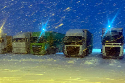 Ilgar geçidi zincirsiz ağır tonajlı araçlara kapatıldı