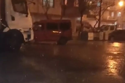 Çanakkale'de sağanak etkili oldu