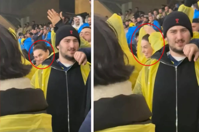 Yağmurluğunu giydi, taraftarın arasına girdi! Ederson'un eşi Türkiye'ye çabuk uyum sağladı