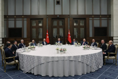 Cumhurbaşkanı Erdoğan, yasama, yürütme ve yargı organlarının temsilcileriyle görüştü