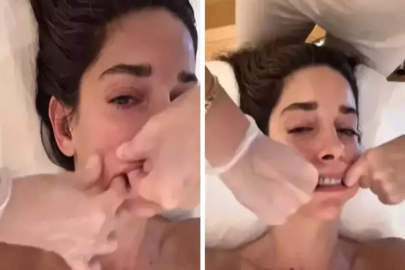 Elvin Levinler ağzının içine masaj yaptırdı