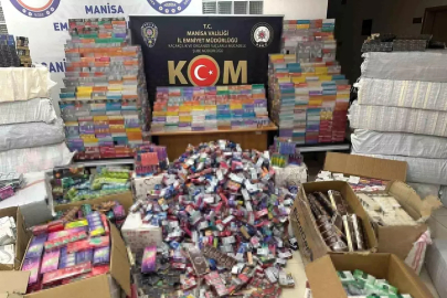 Manisa'da dev kaçak sigara operasyonu: 1 tutuklama