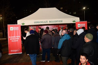 Miraç Kandili'nde Osmangazi'de gönüller bir oldu