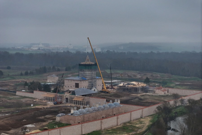 Edirne'de tarihi saray yeniden doğuyor