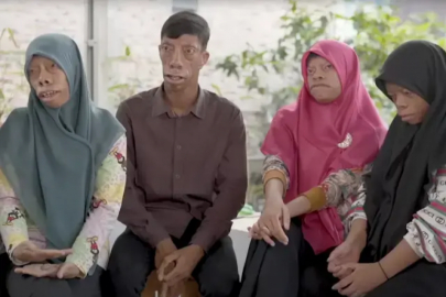 Dünya bu görüntüleri konuşuyor! "Kertenkele Ailesi" kısa sürede fenomen oldu...