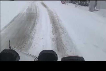 Osmangazi’nin Yüksek Kesimlerinde Kar Nöbeti