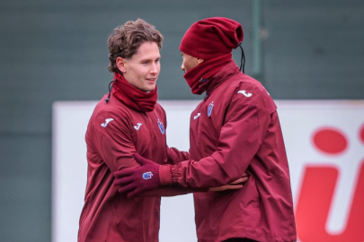 Mathias Lovik, Trabzonspor'da ilk antrenmanına çıktı