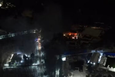 TRT film platosunda yangın paniği: Çok sayıda ekip sevk edildi