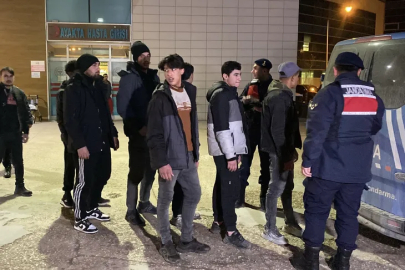 Bursa İnegöl’de 9 kaçak göçmen yakalandı