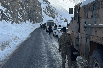 Hakkari’de Van ve Çukurca kara yollarında 3 ayrı noktaya çığ düştü