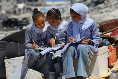 UNICEF: Gazze'de okulların yüzde 90'ından fazlası yıkılmış veya hasar görmüş durumda