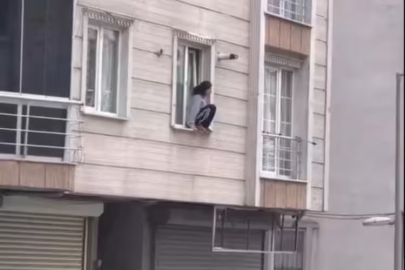 İstanbul'da korkunç olay: Eve kitlenen genç kadın kendini camdan attı