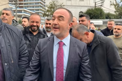 Belediye önünde konvoylu tepki! Taksiciler Martı TAG'e geçit vermedi...