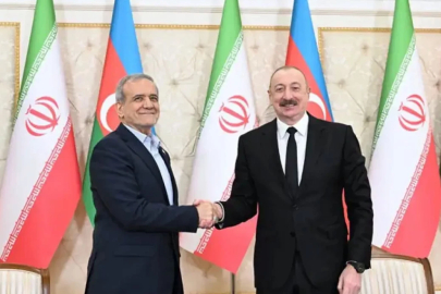 Azerbaycan Cumhurbaşkanı Aliyev ile İran Cumhurbaşkanı Pezeşkiyan bölgesel gerilimi görüştü