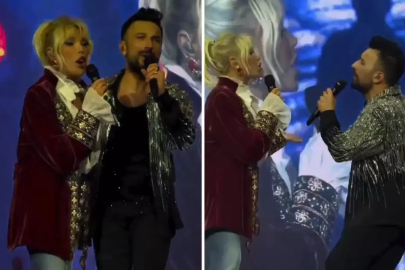 Tarkan'ın sahnesine bu sefer Ajda Pekkan çıktı
