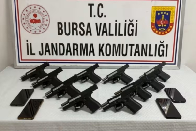 Bursa'da silah kaçakçılarına darbe!