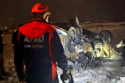 Şırnak'ta yoldan çıkarak takla atan araç hurdaya döndü: 1 ağır yaralı